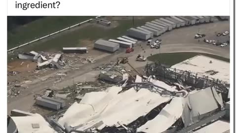 Pfizer building destroyed