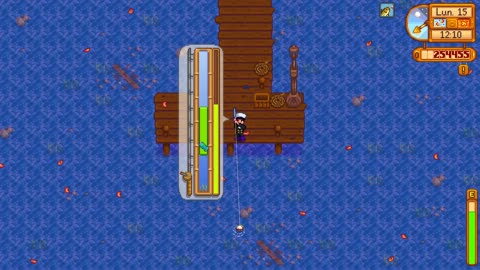 Estrenando caña en la playa! - Stardew Valley