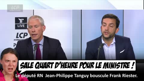 Crise énergétique le député RN Jean-Philippe Tanguy RENTRE DANS LE LARD du ministre Franck Riester