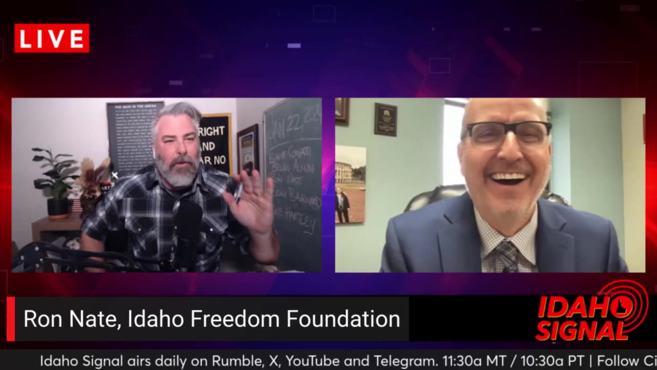 Ron Nate: President of Idaho Freedom Foundation joins Idaho Signal for an update.