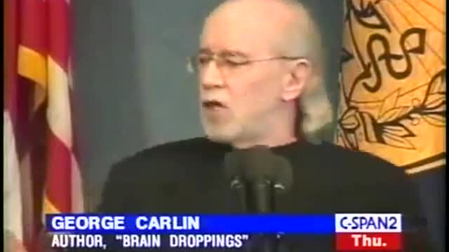 GEORGE CARLINS INSTANT FUNNY CLASSIC ON POLITICAL SPEECH, MUST WATCH !!