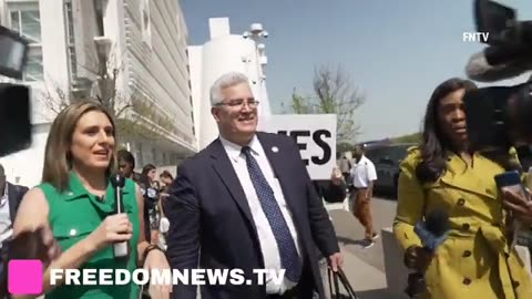 Congressman George Santos walked out of New York Federal Court after his arrest