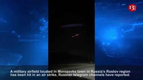 Ukrainian drones attack military airfield in Russia’s Rostov region