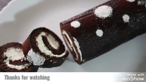 cake recipe Swiss Roll CAKE Easy cooking