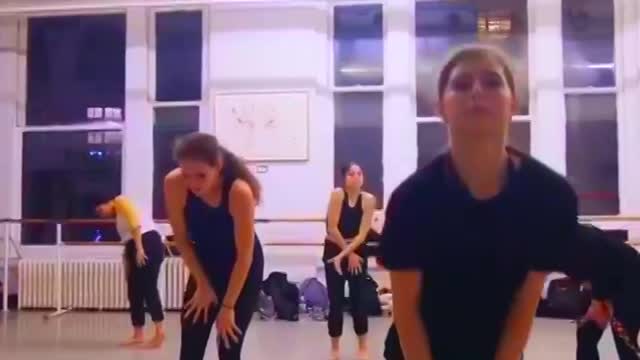 Girls dance very beautifully