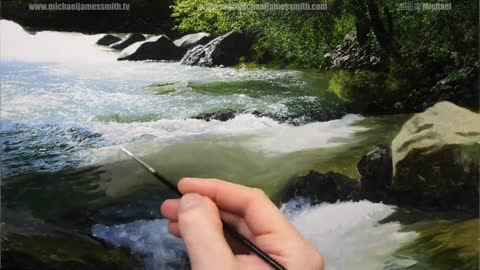 Painting This Rushing River