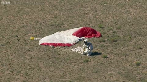 Jumping From Space! - Red Bull Space Dive - BBC