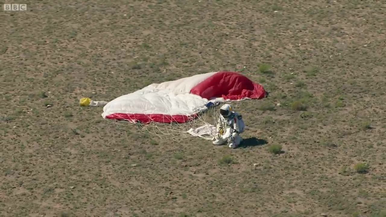 Jumping From Space! - Red Bull Space Dive - BBC