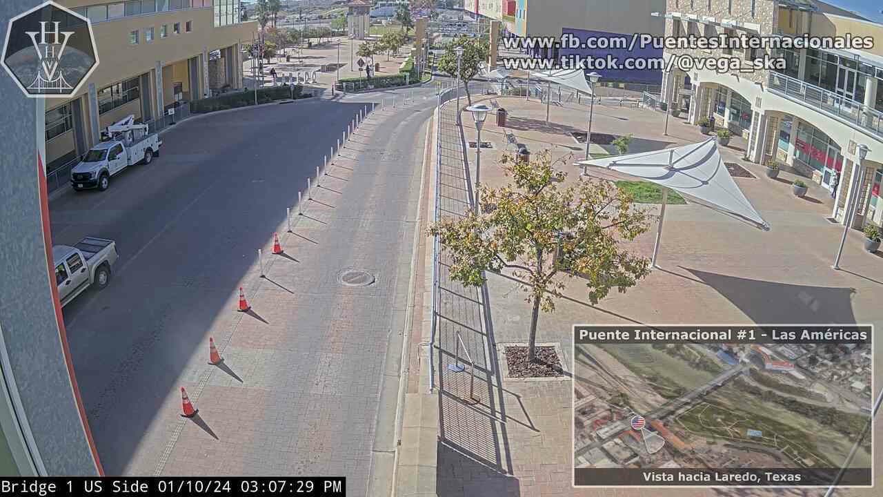 2024-01-10 - Puente Internacional 1 (viendo hacia Laredo, Texas)