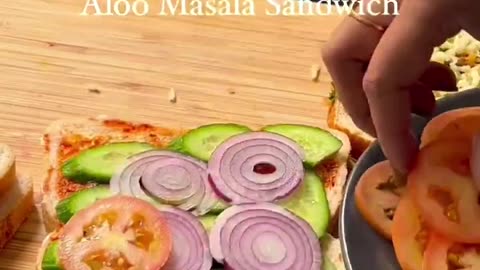 Aloo Masala Sandwich Recipe🍽 For Breakfast _ #new _ #viral _ #foodvideo _ #food _ #foodies.