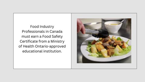 Best Food Safety Certificate Course In Ontario