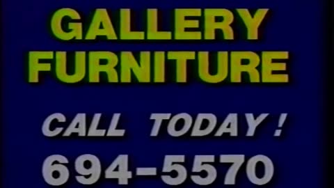 Gallery Furniture Commercial (1987)