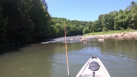 Found in flips kayaks in rabies (Eagle)