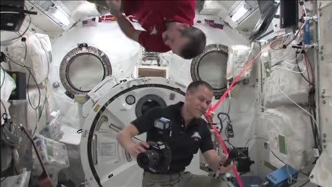 NASA FLY OUTSIDE SPACE STATION