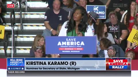 Kristina Karamo: “The people of Michigan are FED UP!”