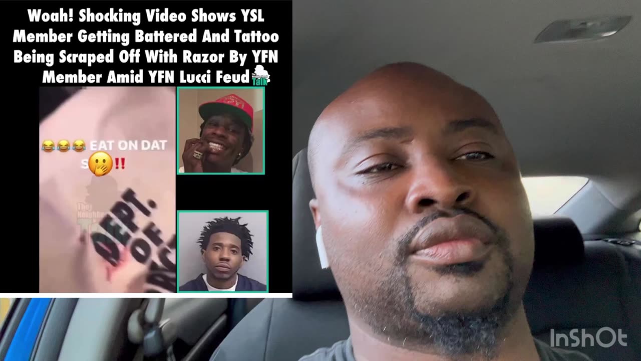 Yfnluccy gang member attacked younthug member in jail.