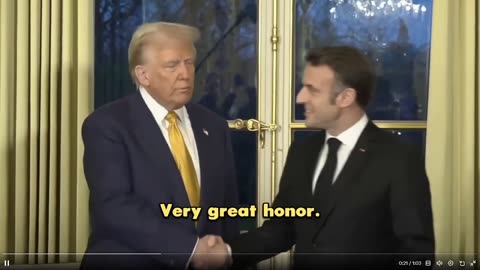 Tổng thống Pháp Emmanuel Macron cảm ơn Tổng thống Trump đã bay tới Paris