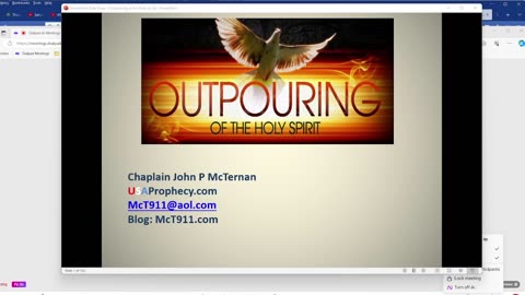 Outpouring of the Holy Spirit