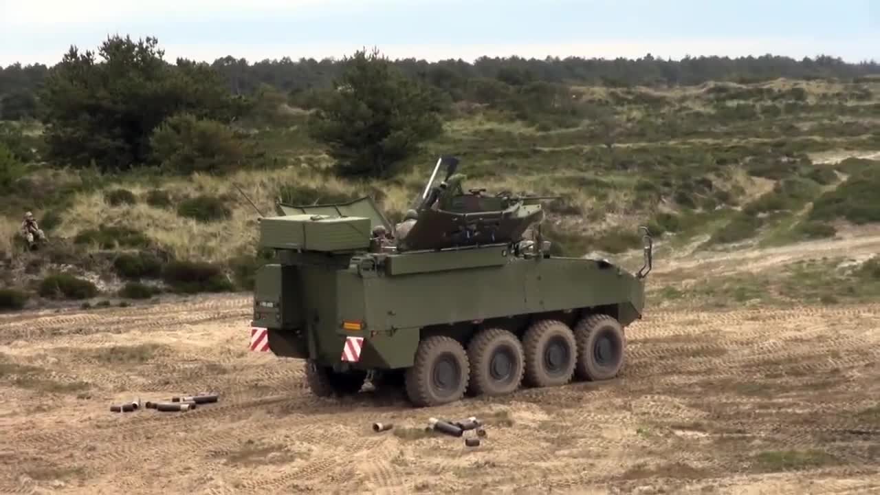 Danish Army Self Propelled Automatic Mortar