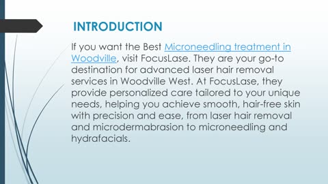 Best Microneedling treatment in Woodville