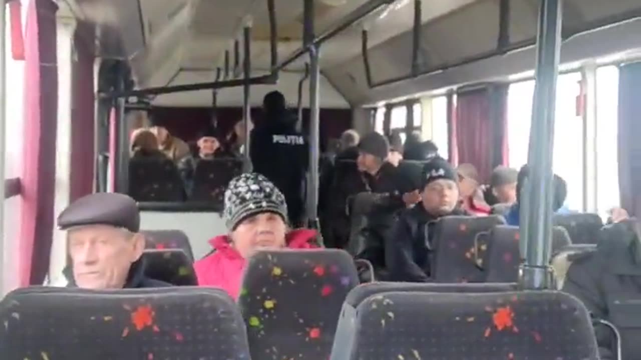 Moldovian Sor party busses were stopped along the way to Chisinau