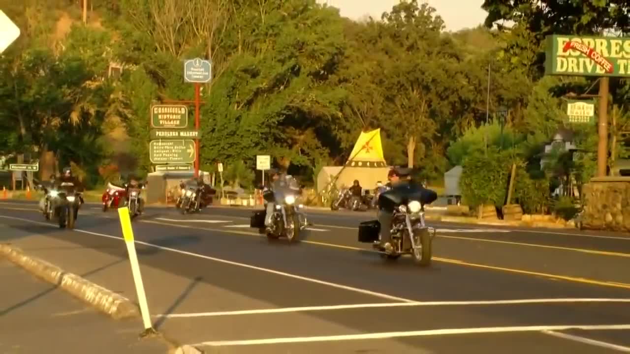 California bikers escort bullied special needs teen to school (1)