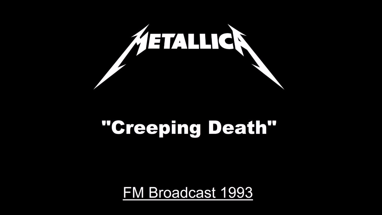 Metallica - Creeping Death (Live in Milton Keynes, England 1993) FM Broadcast