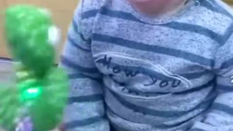 |Cute Babies Playing with Dancing Cactus Cute Baby Funny Videos