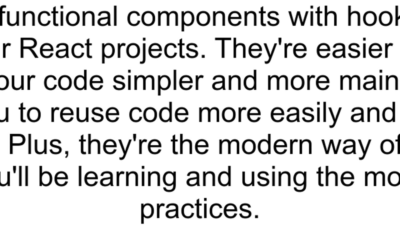 Hooks Vs classes in React