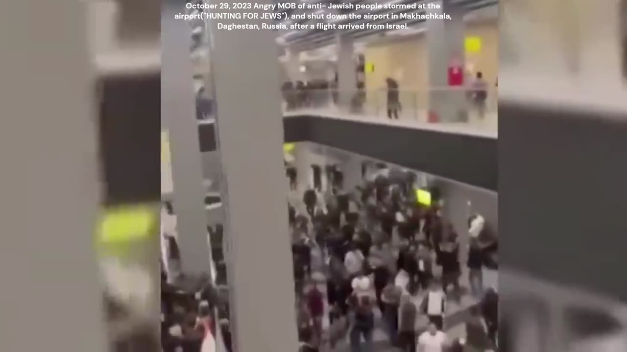 A Mob storm at Russian airport_" Where are the Jews?"