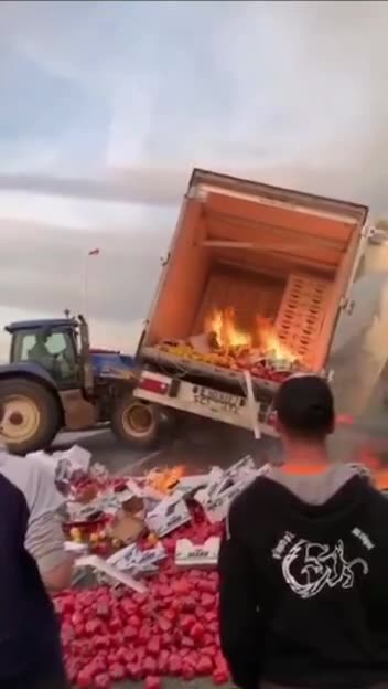 Blokáda dovozu potravin z EU do Francie