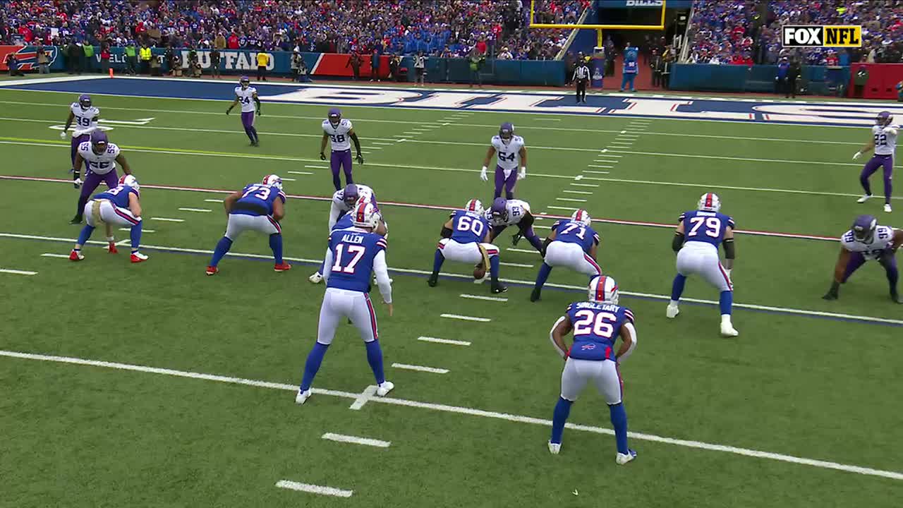 Singletary juke and weave!