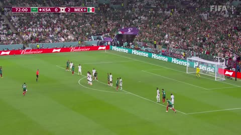 Luis Chavez stunner not enough _ Saudi Arabia v Mexico _ FIFA World Cup Qatar 2022