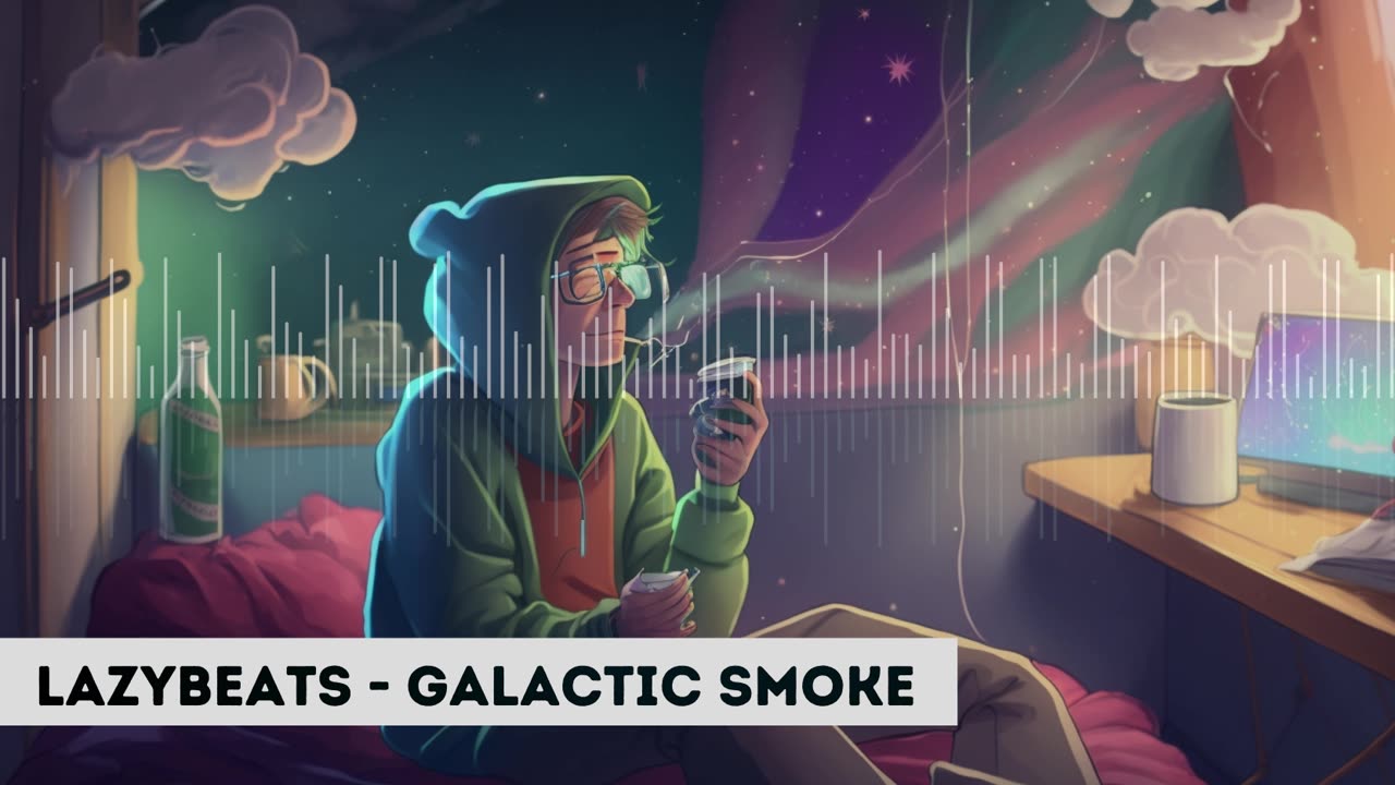 2023 - 🌙 Lazy Beats - Galactic Smoke 🌌🚬 | Lofi Beats for a Hazy, Trippy Vibe 🔥💨