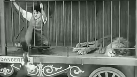 Charlie Chaplin - The Lion's Cage