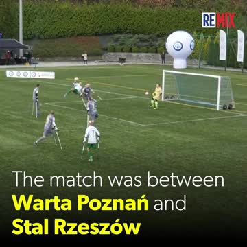 Polish amputee scores stunning goal