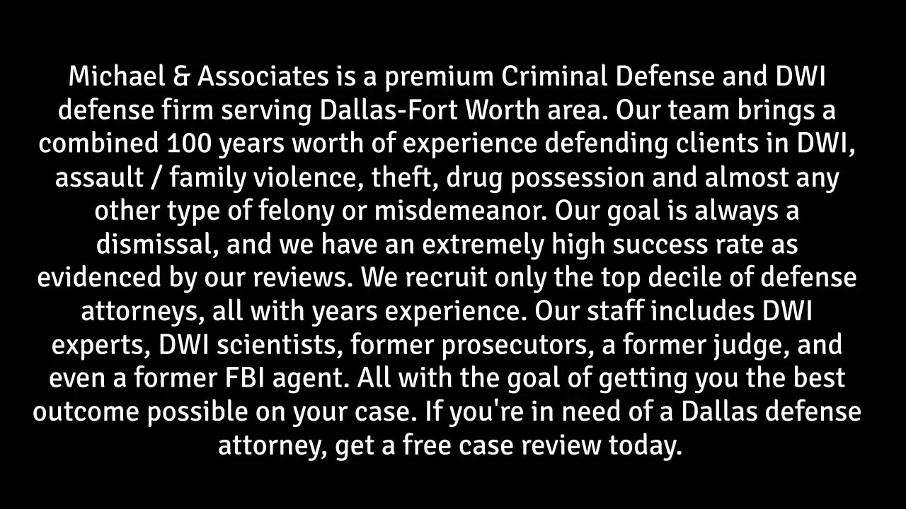 Criminal Defense Attorney Dallas TX