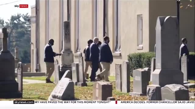 Joe Biden Arrives* At His Son Grave to Tribute Him