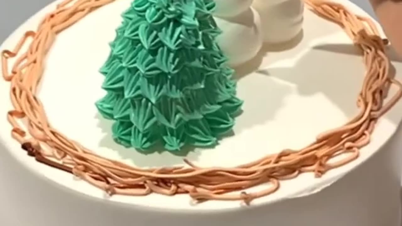 Stunning birthday cake decorating technique 💝💝 #shorts (12)