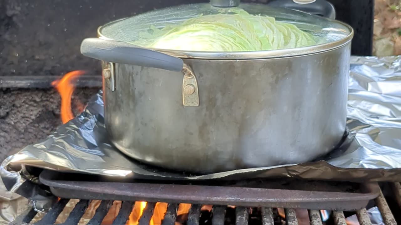 Cooking cabbage