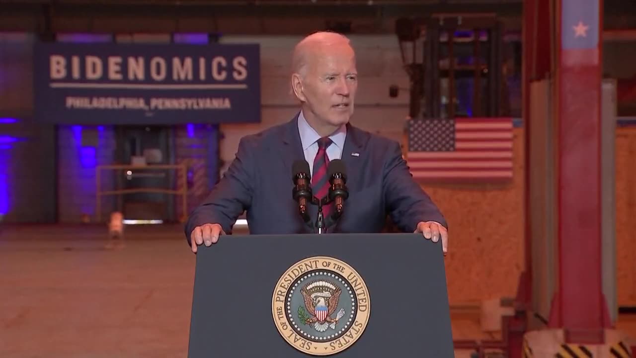 BIDEN, rambling: "We announced the first ever offshore wind sale in the Gulf of Mexico