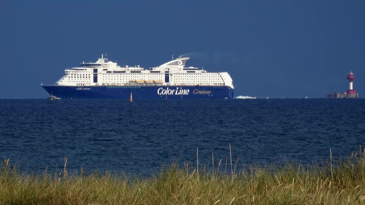 Beautiful view of Cruise ship