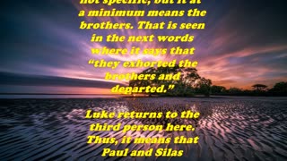 The Book of Acts 16:40 - Daily Bible Verse Commentary