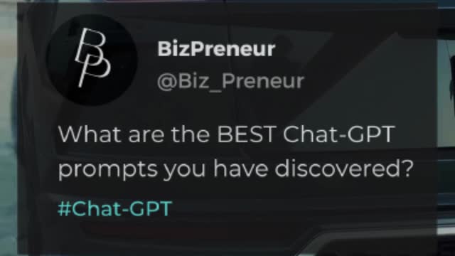 What Are The BEST Chat-GPT Prompts You Have Discovered?