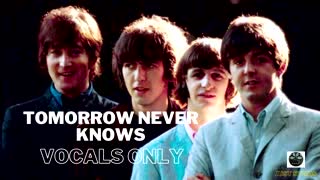 Tomorrow Never Knows - Vocals only