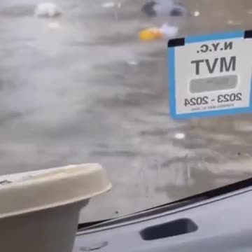 The situation in NYC is getting out of control due to the flooding, Obama, Biden & Mayor Adams