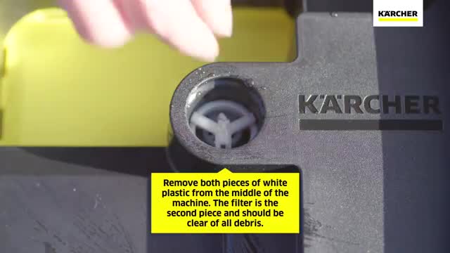 How do I check and clean the filter on my OC 3 Portable Cleaner_ _ Kärcher UK