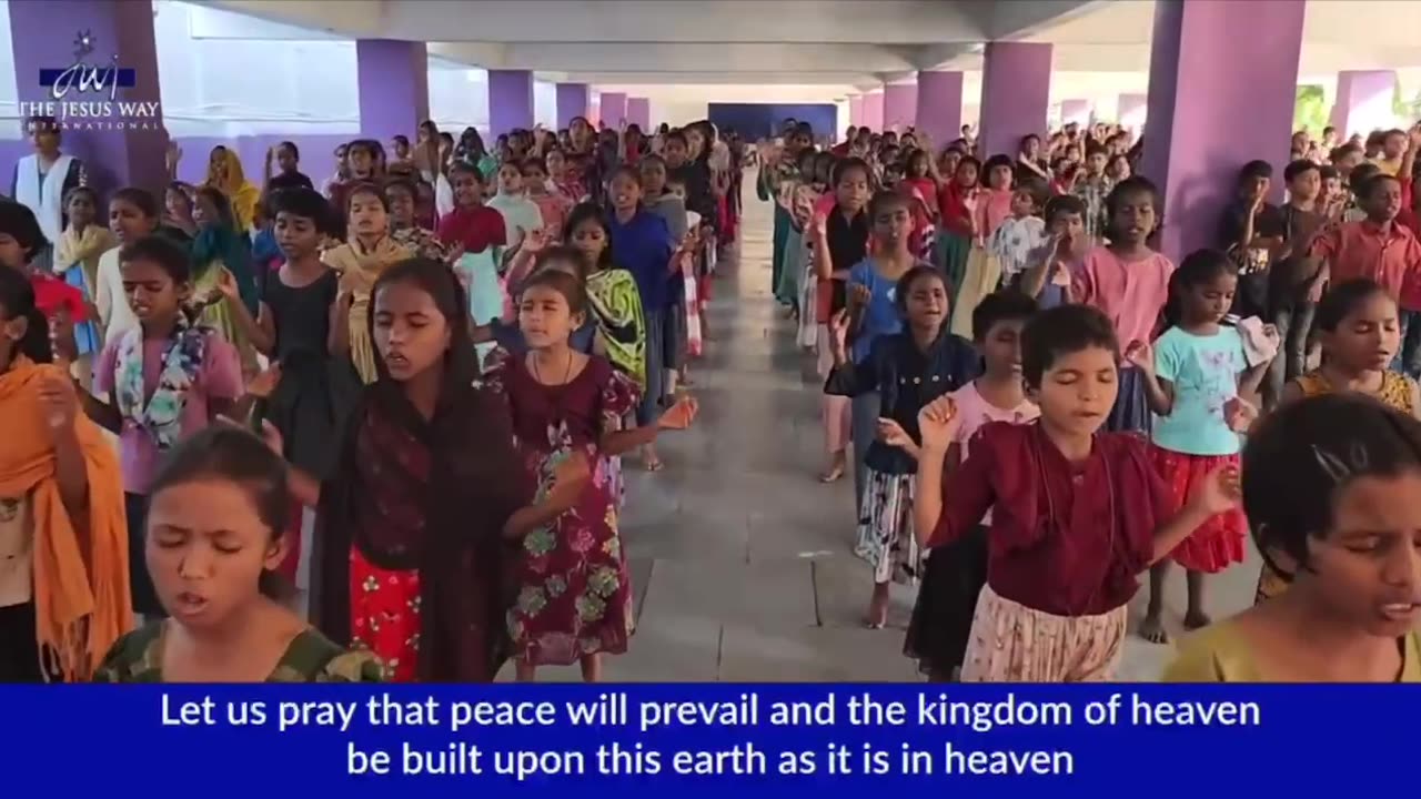 Children of India Pray for President Trump ~