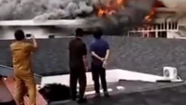 FIRE AT BANDUNG CITY HALL, INDONESIA