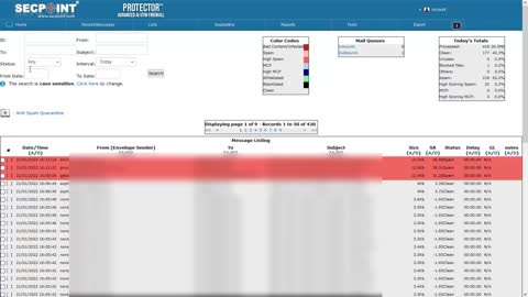 SecPoint Protector V59 Mail Archiver